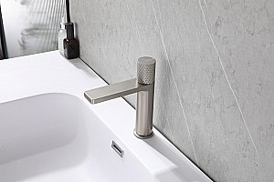 Смеситель для раковины ABBER Rund AF8710SP сатин купить в интернет-магазине сантехники Sanbest