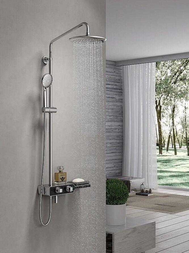 Душевая система Lemark Tropic LM7009C купить в интернет-магазине сантехники Sanbest