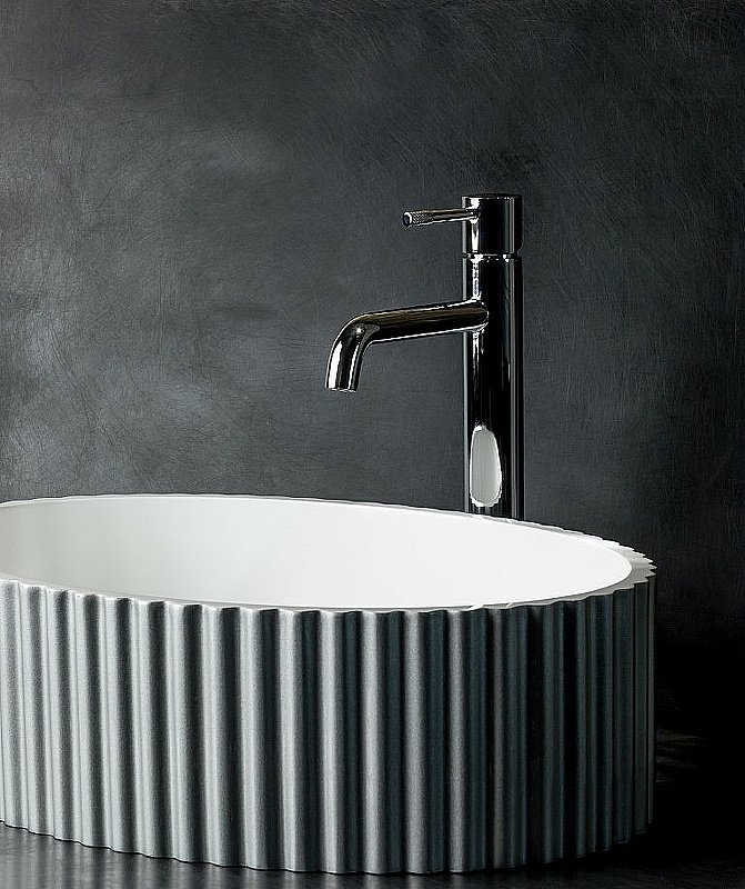 Раковина Armadi Art Canale 50 878-S серебро купить в интернет-магазине Sanbest