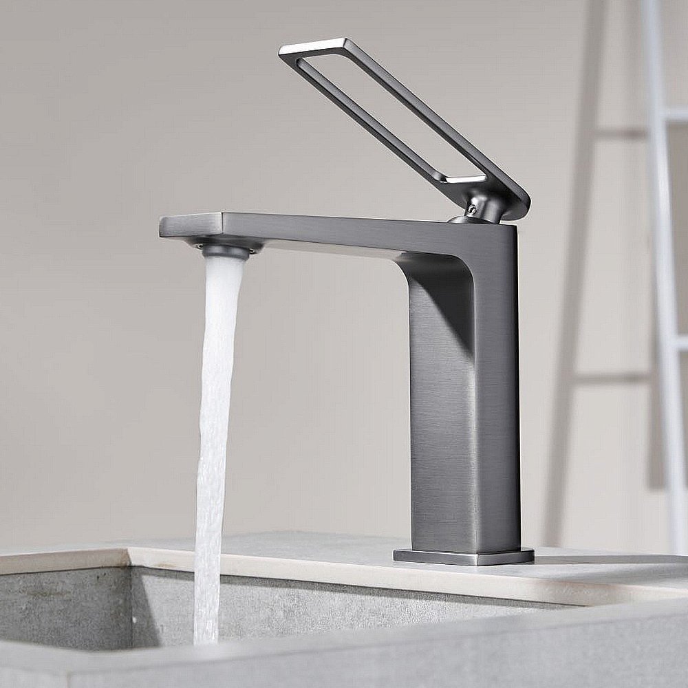 Смеситель для раковины Black&White Universe UK9901MG купить в интернет-магазине сантехники Sanbest