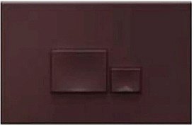 Кнопка для инсталляции ISVEA Axis Piazza 54MJ0112I бордовая матовая купить в интернет-магазине сантехники Sanbest