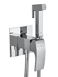 Смеситель с гигиеническим душем встраиваемый WONZON & WOGHAND FIT, Хром (WW-88829009-CR) купить в интернет-магазине сантехники Sanbest