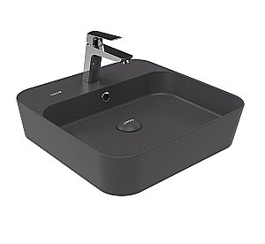 Накладная раковина CREAVIT Loop 45 LP046-00AM00E-0000 антрацит матовый купить в интернет-магазине Sanbest