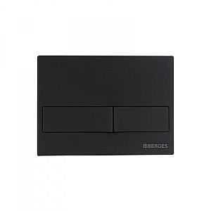 Унитаз подвесной с инсталляцией Berges NOVUM 42449 безободковый, белый/ кнопка L5 черная Soft Touch купить в интернет-магазине Sanbest