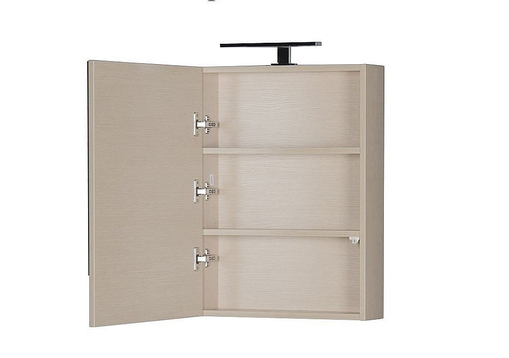 Зеркальный шкаф Aquanet Нота 58 светлый дуб купить в интернет-магазине сантехники Sanbest