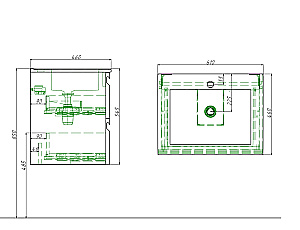 Раковина Aquatek AQ0460-00 61 белая купить в интернет-магазине Sanbest
