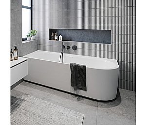 Акриловая ванна Riho Desire Velvet White 184x84 белая матовая купить в интернет-магазине Sanbest