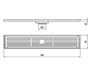 Сливной трап Bronze De Luxe 80521BR купить в интернет-магазине Sanbest