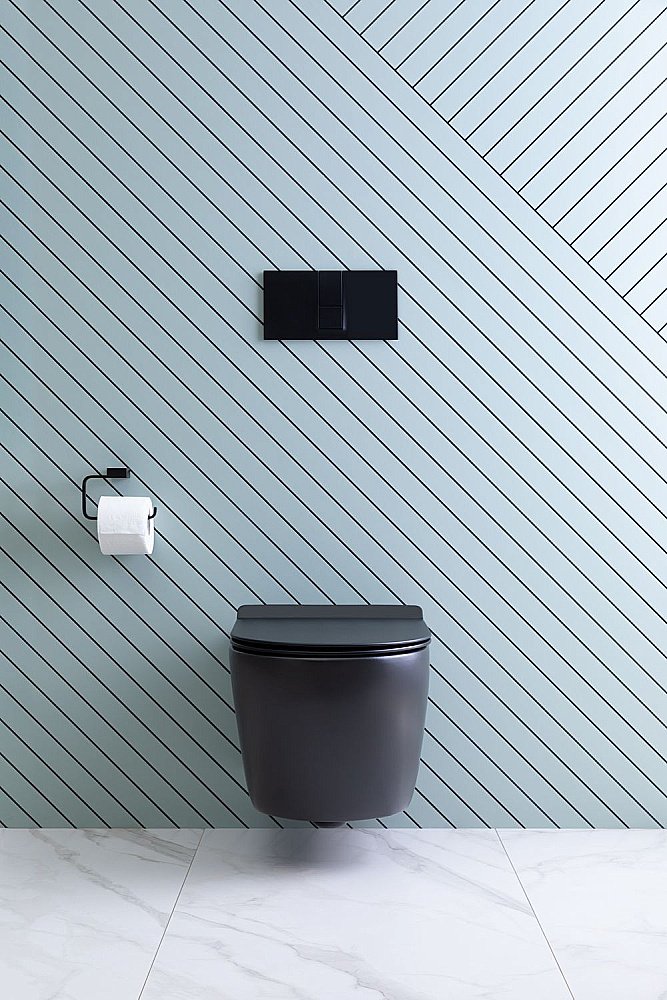 Унитаз подвесной Aquanet Rimless Cetus-BW BL-102N-WHT с крышкой микролифт, безободковый купить в интернет-магазине Sanbest