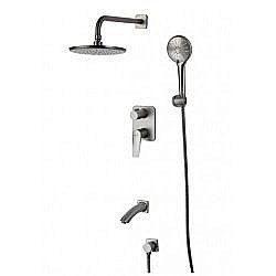 Душевая система Lemark Bronx LM3722GM купить в интернет-магазине сантехники Sanbest