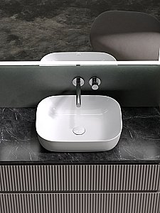 Тумба с раковиной Sancos SNOB R 100 со столешницей, Doha Soft для ванной в интернет-магазине Sanbest