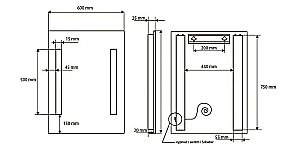 Зеркало Bemeta Hotel 127201659 в ванную от интернет-магазине сантехники Sanbest