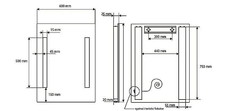 Зеркало Bemeta Hotel 127201659 в ванную от интернет-магазине сантехники Sanbest