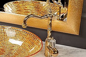 Зеркало Boheme Wind 75 Золото в ванную от интернет-магазине сантехники Sanbest