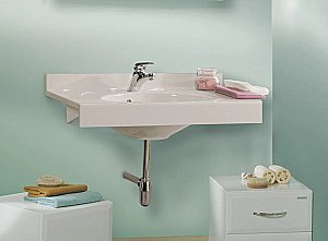 Раковина Акватон Отель 79 1A70063NOT010 белая купить в интернет-магазине Sanbest