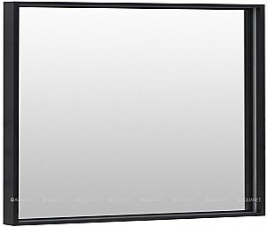 Зеркало De Aqua Алюминиум 261704 100 черный в ванную от интернет-магазине сантехники Sanbest