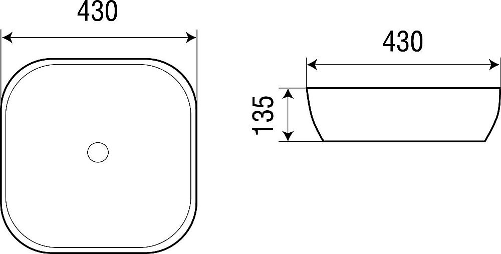 Накладная раковина WeltWasser WW ELBACH 2198 43 белая купить в интернет-магазине Sanbest