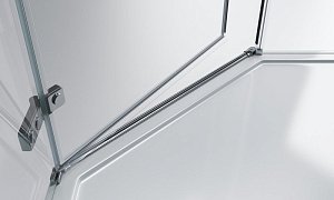 Душевой уголок BelBagno KRAFT P-1 90x90 прозрачный/хром купить в интернет-магазине Sanbest