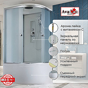 Душевая кабина AvaCan D Серия D5010 100x100 стандартная купить в интернет-магазине Sanbest