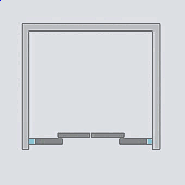 Душевая дверь Good Door COFE WTW-TD-160-C-B стекло прозрачное/профиль черный купить в интернет-магазине Sanbest