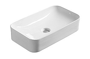 Раковина накладная SantiLine 60,5 SL-1008 белая купить в интернет-магазине Sanbest