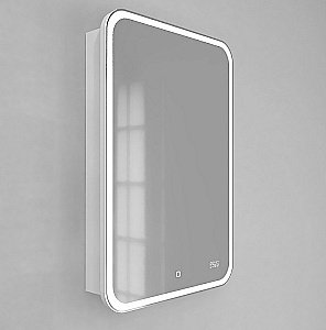 Зеркальный шкаф Jorno Bosko 60 Bos.03.60/W белый купить в интернет-магазине сантехники Sanbest