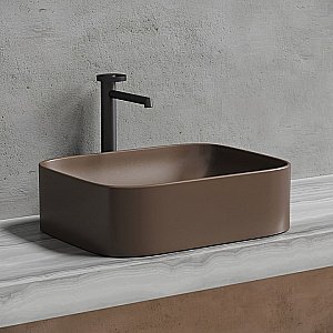 Раковина Ceramica Nova Element 50 CN6052MDB темно-коричневая матовая купить в интернет-магазине Sanbest