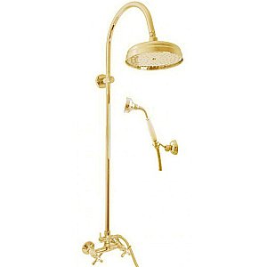 Душевая система Rav-Slezak MORAVA RETRO MK181.5/3Z золото купить в интернет-магазине сантехники Sanbest