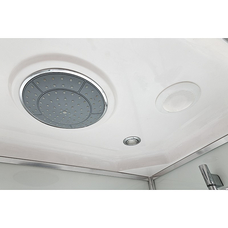 Душевая кабина AvaCan D120SREL 120x80 с электрикой, стекло матовое/профиль хром, правосторонняя купить в интернет-магазине Sanbest