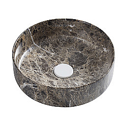 Раковина Azario 35 AZ-3134-M816 черный мрамор купить в интернет-магазине Sanbest