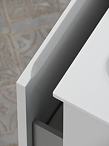 Тумба с раковиной Sancos Very VR100LW + CN7014 100 для ванной в интернет-магазине Sanbest