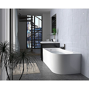 Ванна Azario Luton 170х80 LUT17080 L белая левая купить в интернет-магазине Sanbest