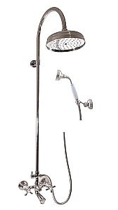 Душевая система Rav-Slezak MORAVA MK154.5/3 хром купить в интернет-магазине сантехники Sanbest