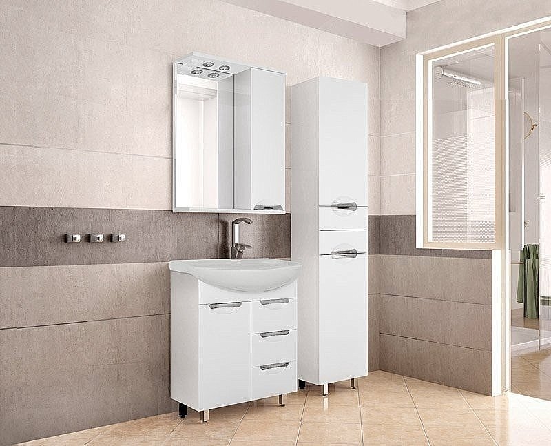 Тумба с раковиной Style Line Жасмин 70 для ванной в интернет-магазине Sanbest