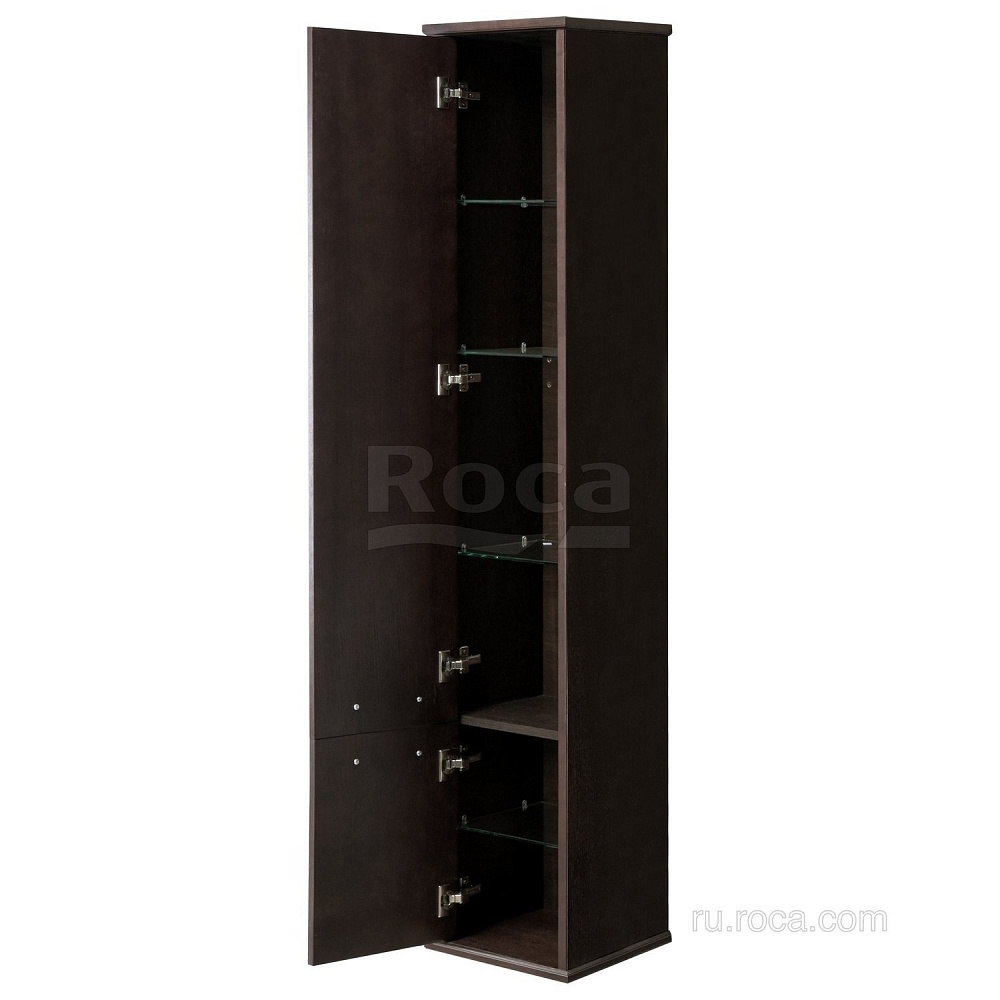Шкаф - колонна Roca America Evolution W ZRU9302954 дуб темный для ванной в интернет-магазине сантехники Sanbest