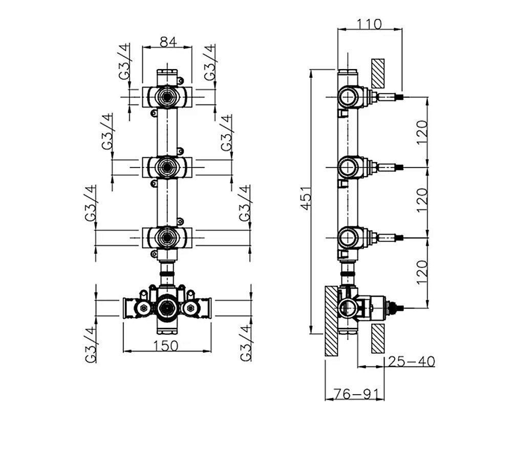 Встраиваемая часть смесителя Cisal Vita ZA01V30004 купить в интернет-магазине сантехники Sanbest