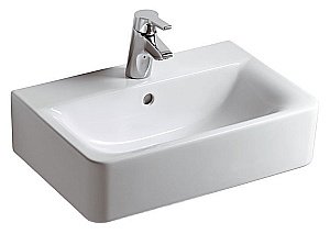 Раковина на полупьедестале Ideal Standard Connect 55 E788601 белая купить в интернет-магазине Sanbest