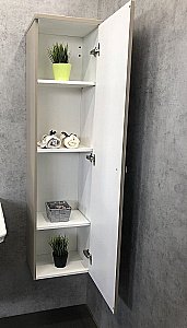 Шкаф-колонна Comforty Кремона 00-00001219 40 латте для ванной в интернет-магазине сантехники Sanbest