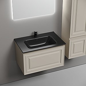 Тумба с раковиной Sancos Very 70 VR70CE бежевая матовая для ванной в интернет-магазине Sanbest