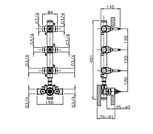 Встраиваемая часть смесителя Cisal Vita ZA01V30004 купить в интернет-магазине сантехники Sanbest