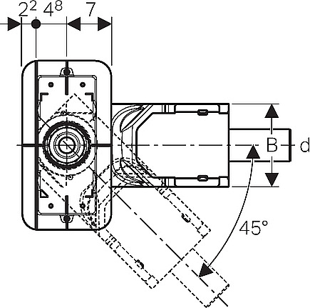 Душевой лоток Geberit CleanLine 154.152.00.1 хром купить в интернет-магазине Sanbest