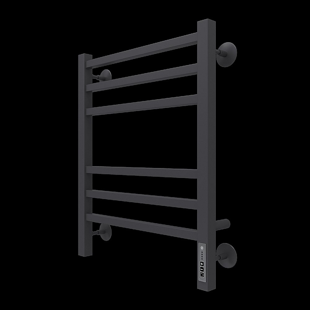 Полотенцесушитель электрический Terminus Ватикан П6 450х600 черный матовый купить в интернет-магазине сантехники Sanbest