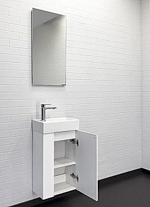 Тумба с раковиной Comforty Асти 40 00-00012835 белая для ванной в интернет-магазине Sanbest