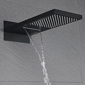 Душевая система Black&White Universe UK8330B черная матовая купить в интернет-магазине сантехники Sanbest