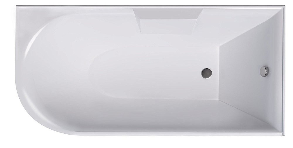 Ванна акриловая пристенная GROSSMAN Cristal GR-2201 151x75  белая купить в интернет-магазине Sanbest