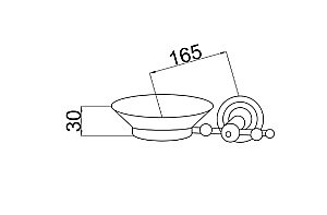 Мыльница Boheme Brillante 10432 купить в интернет-магазине сантехники Sanbest