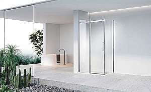 Душевой уголок Vincea Como-N VSR-4CN1016CL 160x100 профиль хром/стекло прозрачное купить в интернет-магазине Sanbest