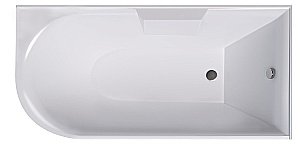 Ванна акриловая пристенная GROSSMAN Cristal GR-2201 151x75  белая купить в интернет-магазине Sanbest
