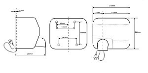 Автоматическая сушилка для рук Bemeta Hotel 945224061 хром купить в интернет-магазине сантехники Sanbest