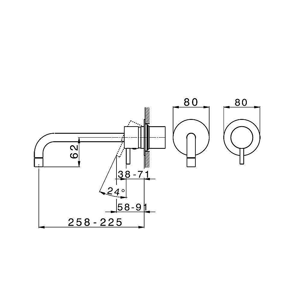Смеситель для раковины Cisal LESS NEW LN00551740 купить в интернет-магазине сантехники Sanbest